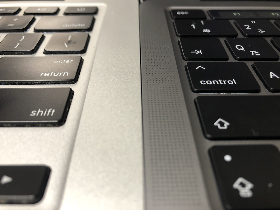 MacbookPro2014と2020年のキーボード比較