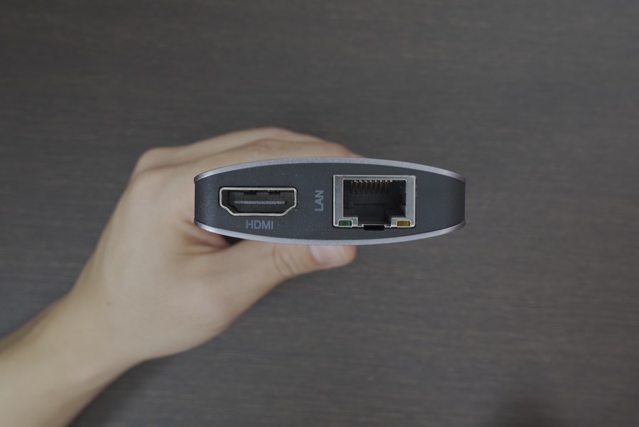 Opro9 8in1 USB-CハブのEthernetとHDMI