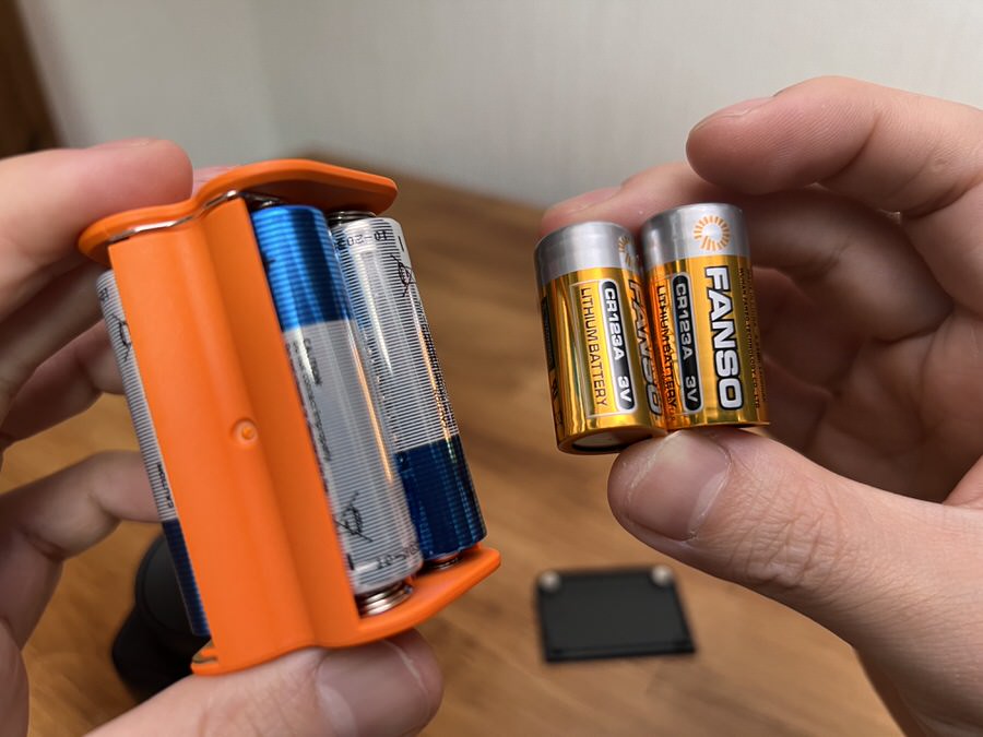 電池の違い